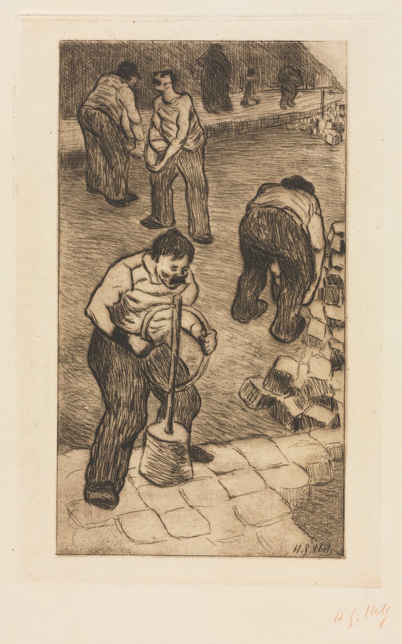 As pavimentadoras de rua de Henri Gabriel Ibels