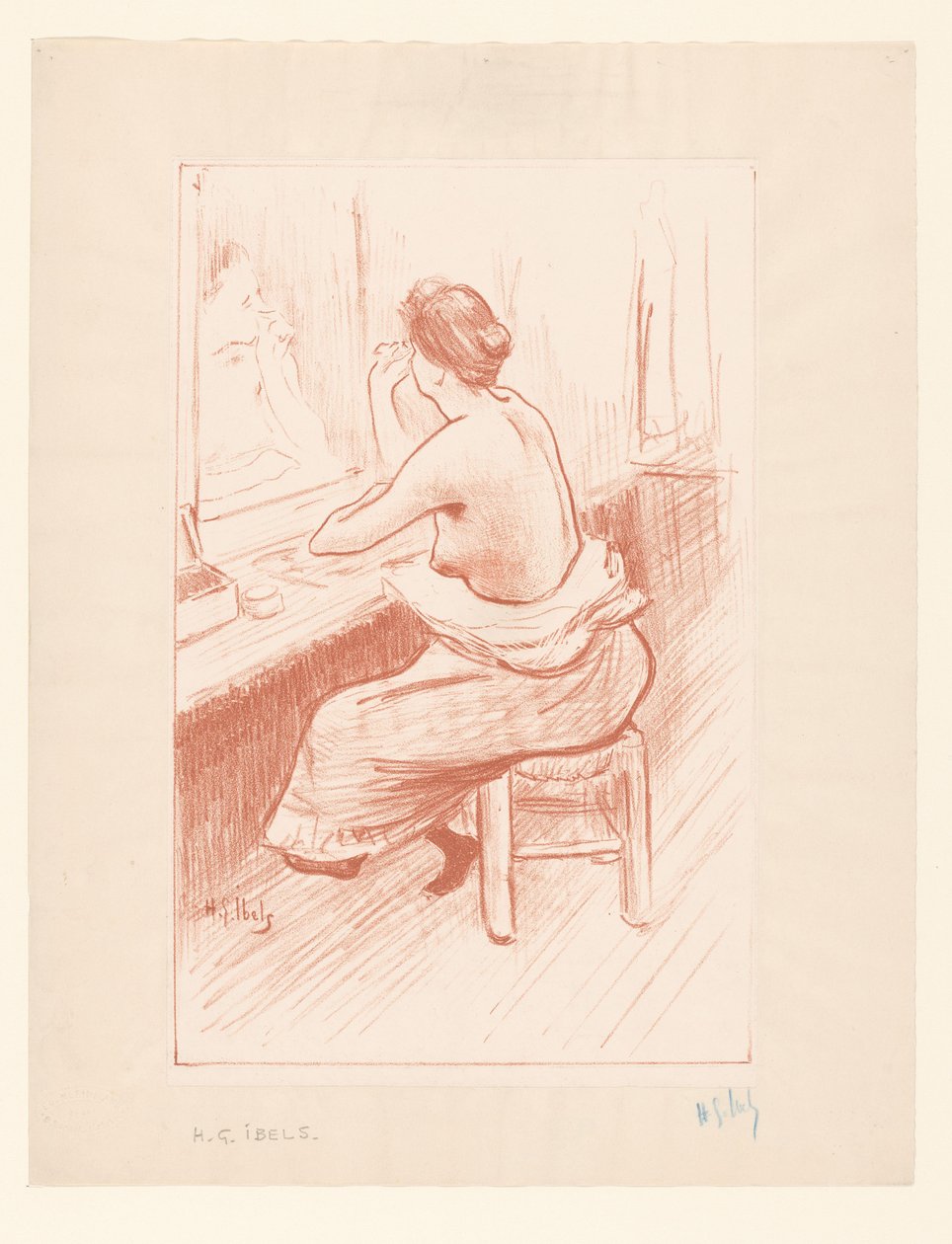 Mulher para a sua casa de banho
Mensonges de Henri Gabriel Ibels