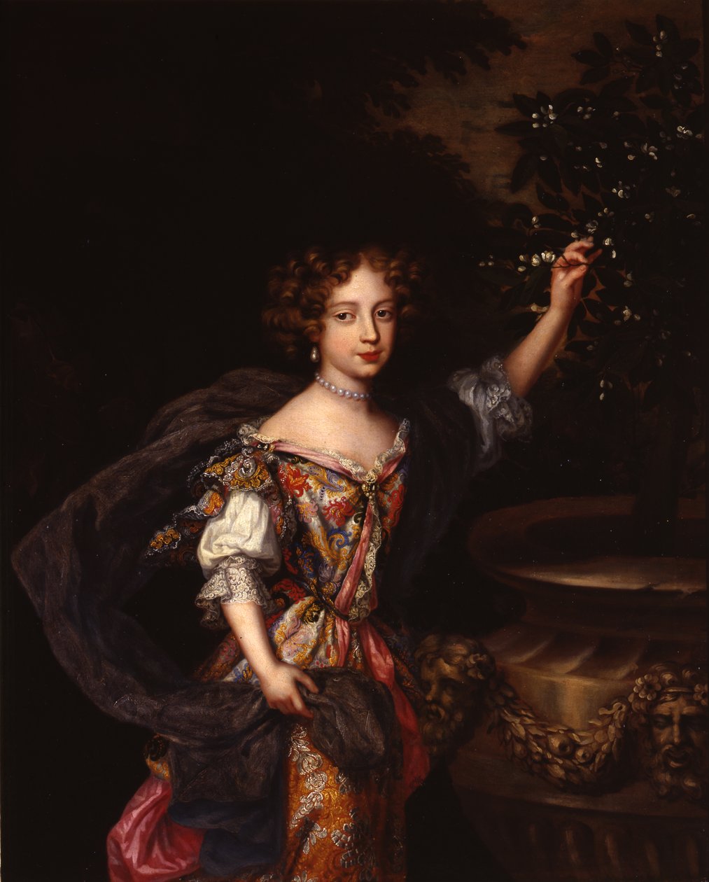 Um retrato de Elizabeth, duquesa de Somerset, c.1683 (óleo sobre tela) de Henri Gascars