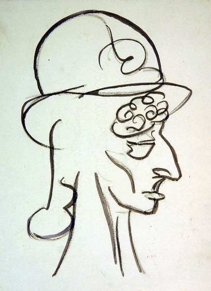 Um chapéu na moda de Henri Gaudier Brzeska