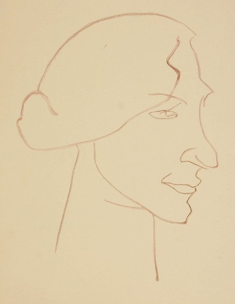 Sophie em Perfis de Henri Gaudier-Brzeska