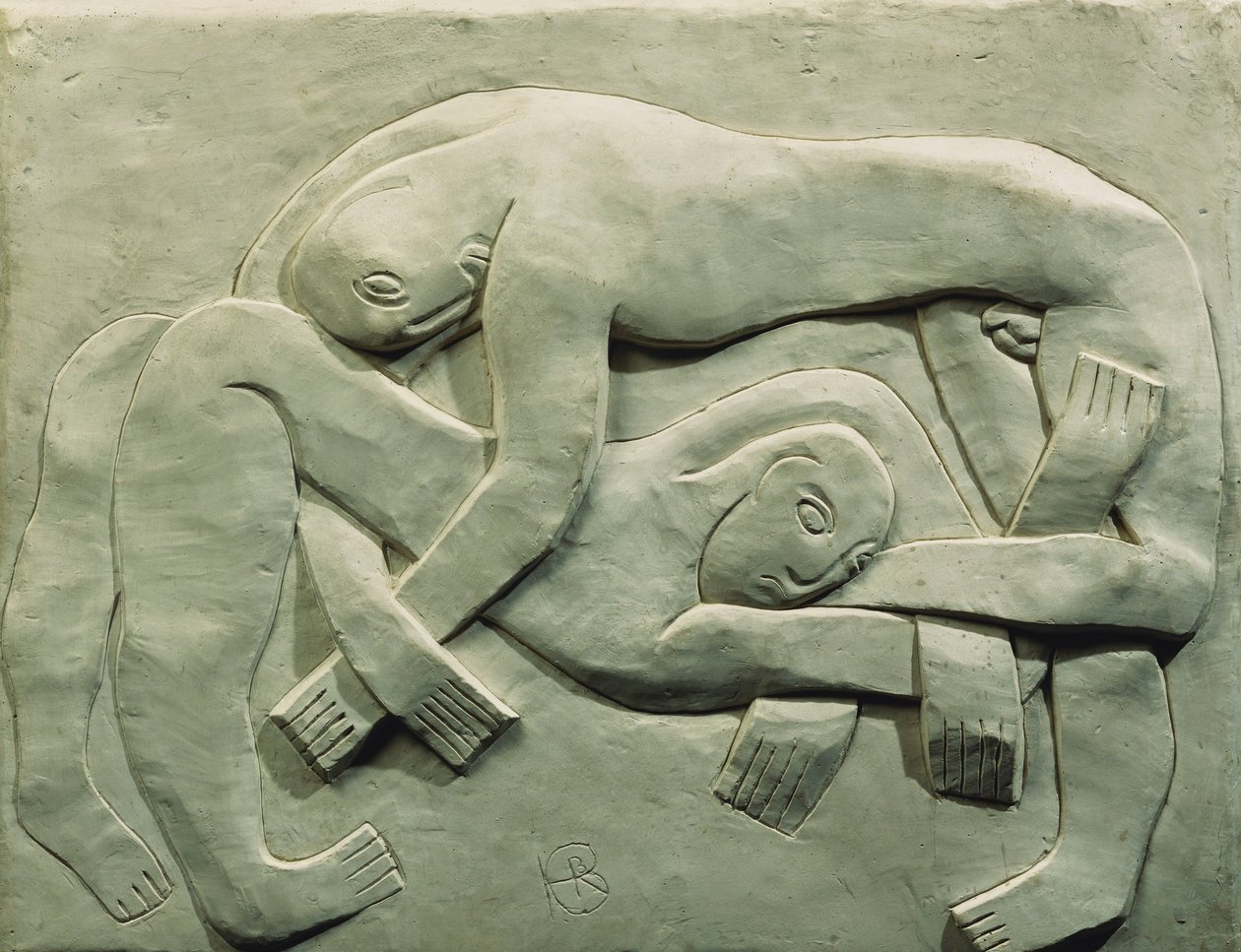 Os lutadores de Henri Gaudier Brzeska
