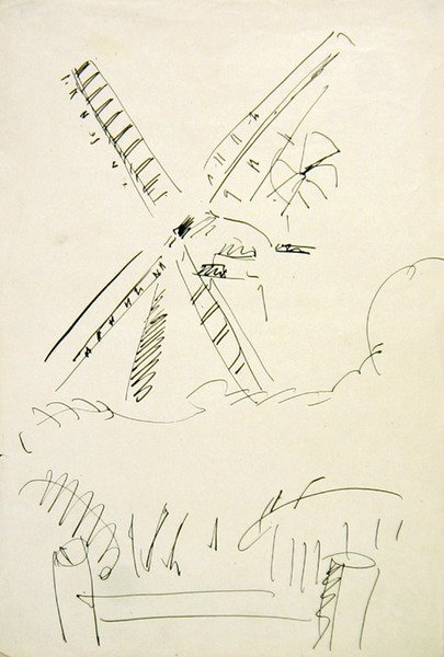 Moinho de vento de Henri Gaudier Brzeska