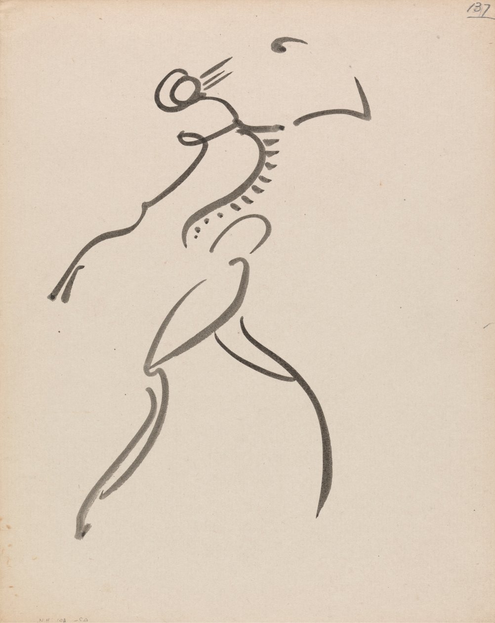 Figura Dançante, em Perfil de Henri Gaudier Brzeska