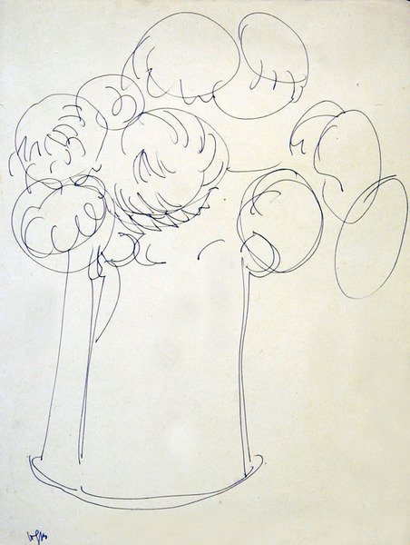 Flores em Jarra de Henri Gaudier Brzeska