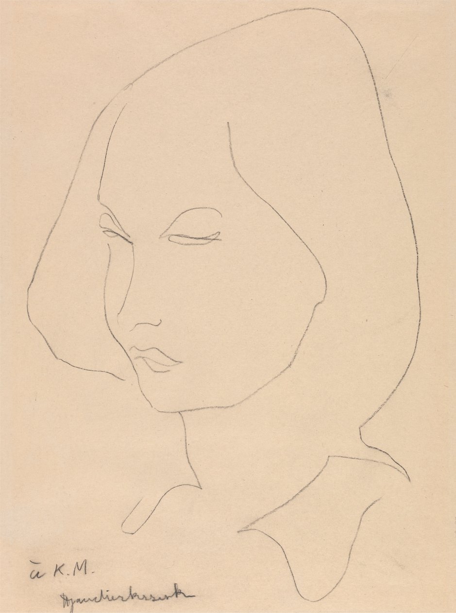 Katherine Mansfield de Henri Gaudier Brzeska