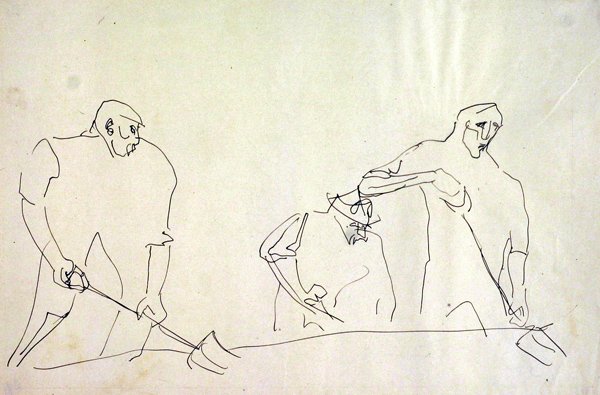 Trabalhadores de Henri Gaudier Brzeska