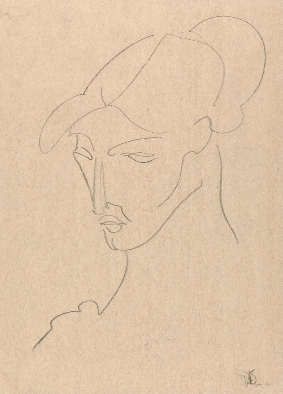 Retrato de uma Mulher de Henri Gaudier Brzeska