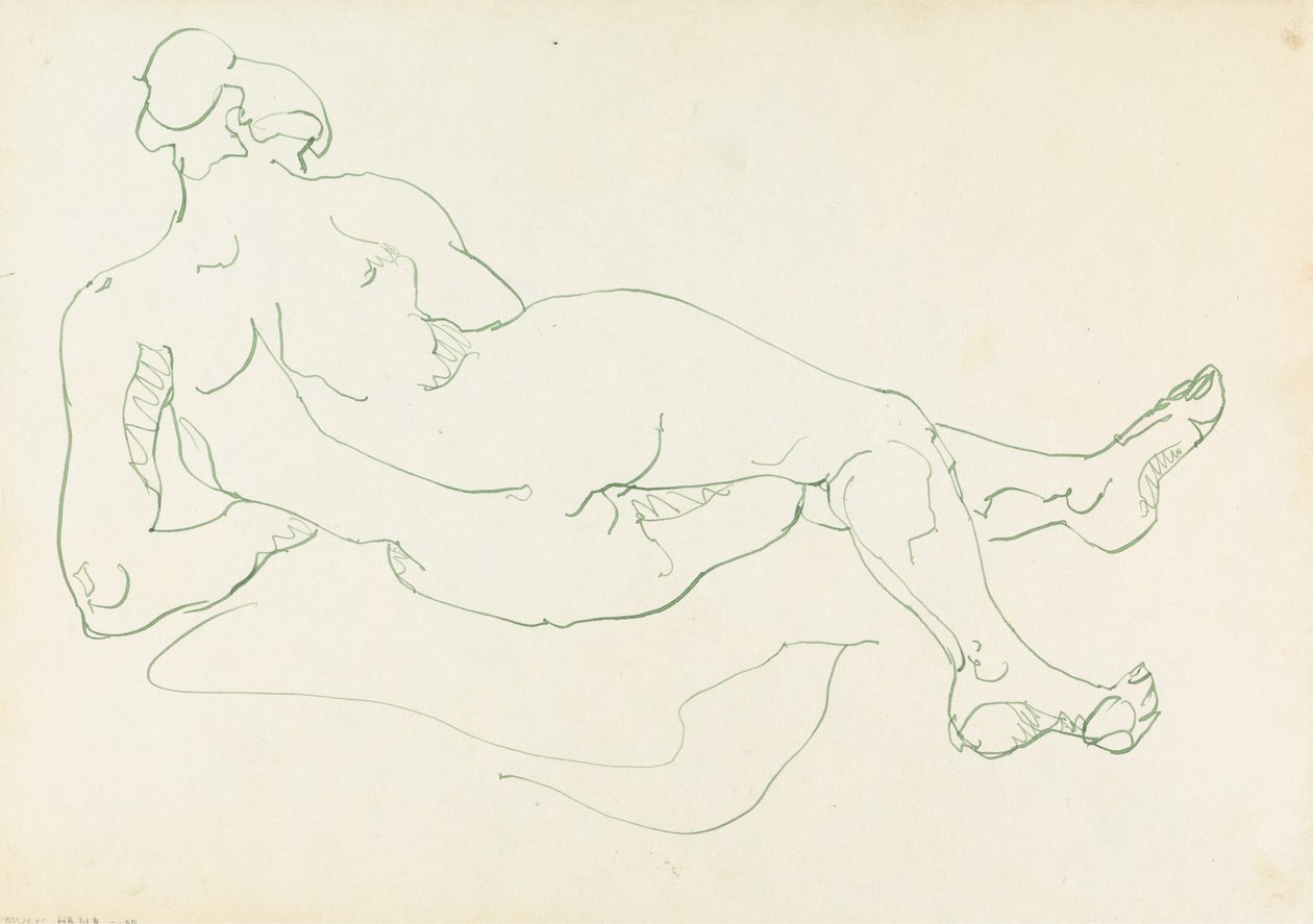 Figura Feminina Reclinada de Henri Gaudier Brzeska