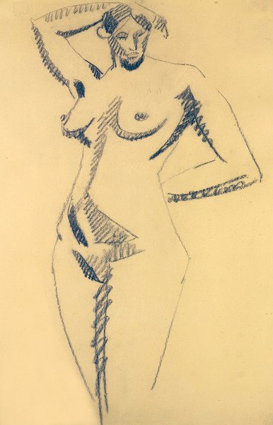 Escultura Feminina Nua de Henri Gaudier Brzeska