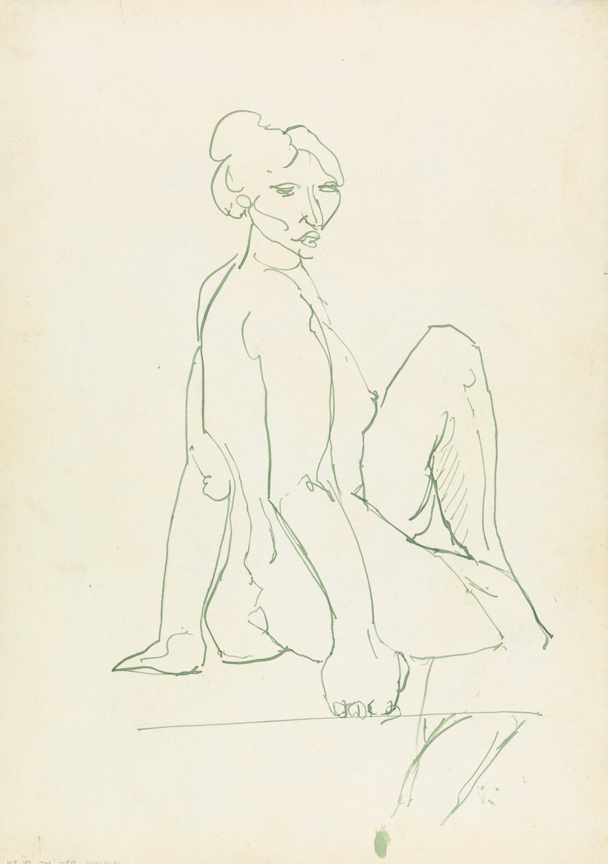 Figura Feminina Sentada de Henri Gaudier Brzeska
