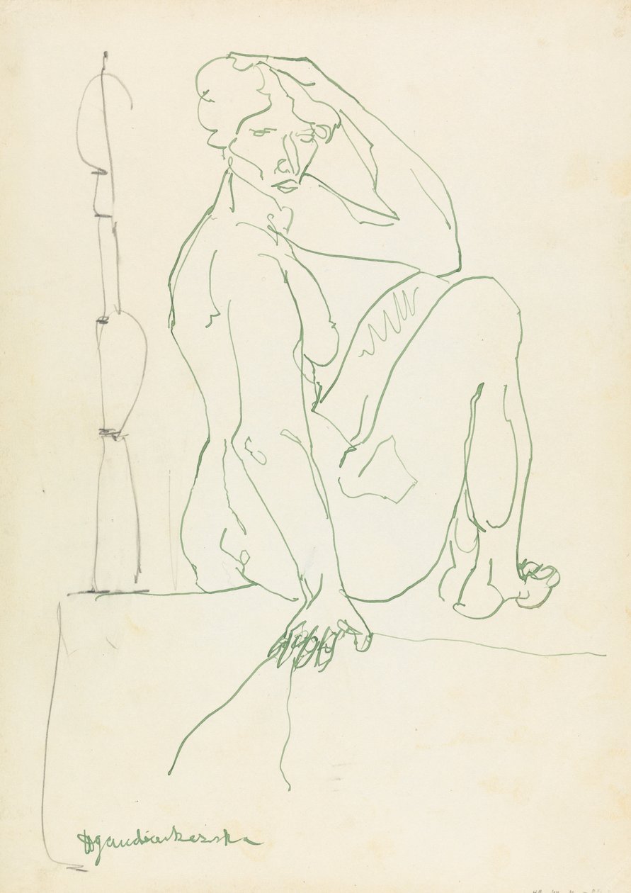 Figura Feminina Sentada de Henri Gaudier Brzeska