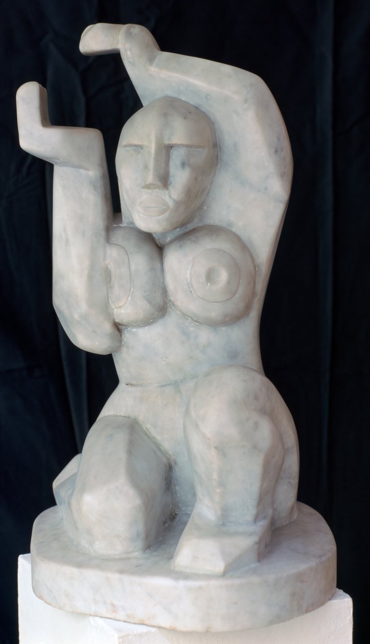 Mulher sentada, c1911-1915 de Henri Gaudier Brzeska