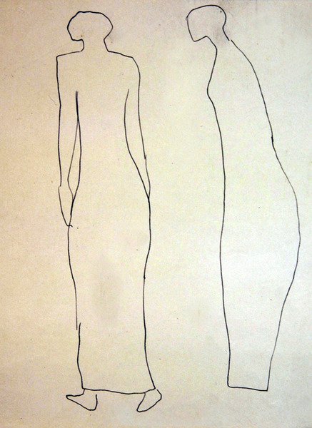 Silhuetas (Promenaders) de Henri Gaudier Brzeska