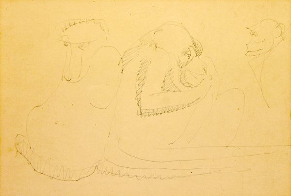 Três Macacos de Henri Gaudier Brzeska