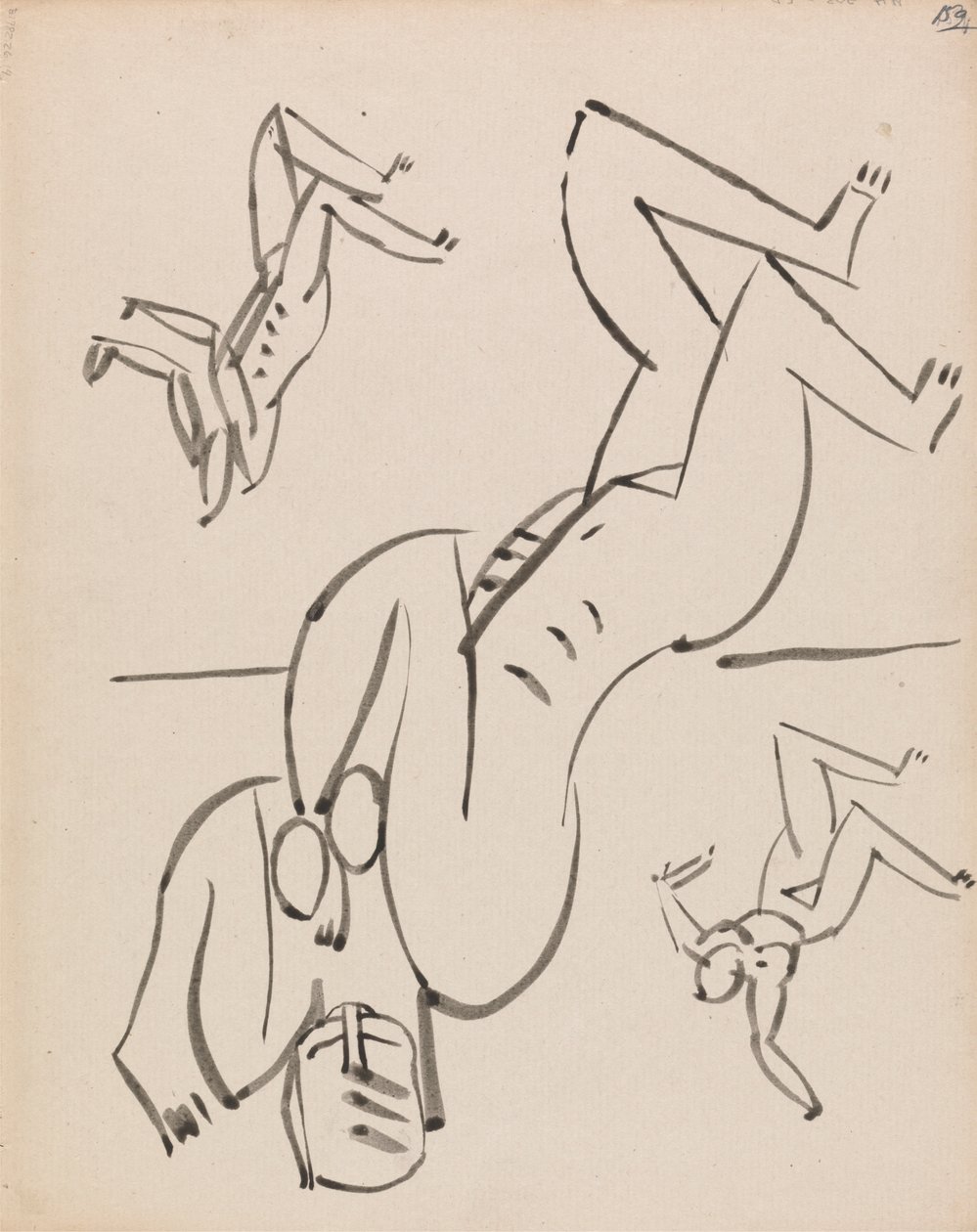 Três Estudos para uma Figura Feminina de Henri Gaudier Brzeska