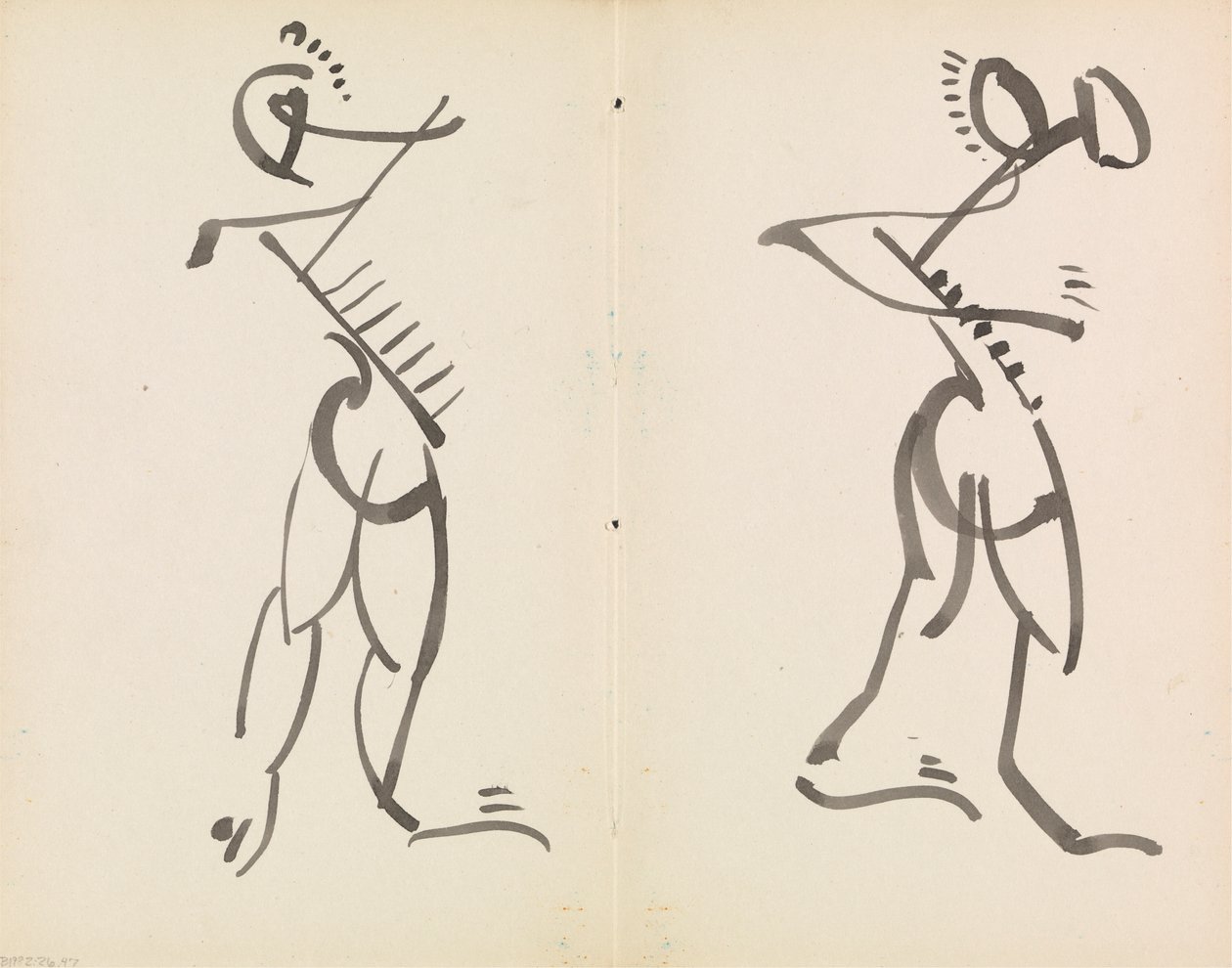 Duas Figuras Dançantes de Henri Gaudier Brzeska