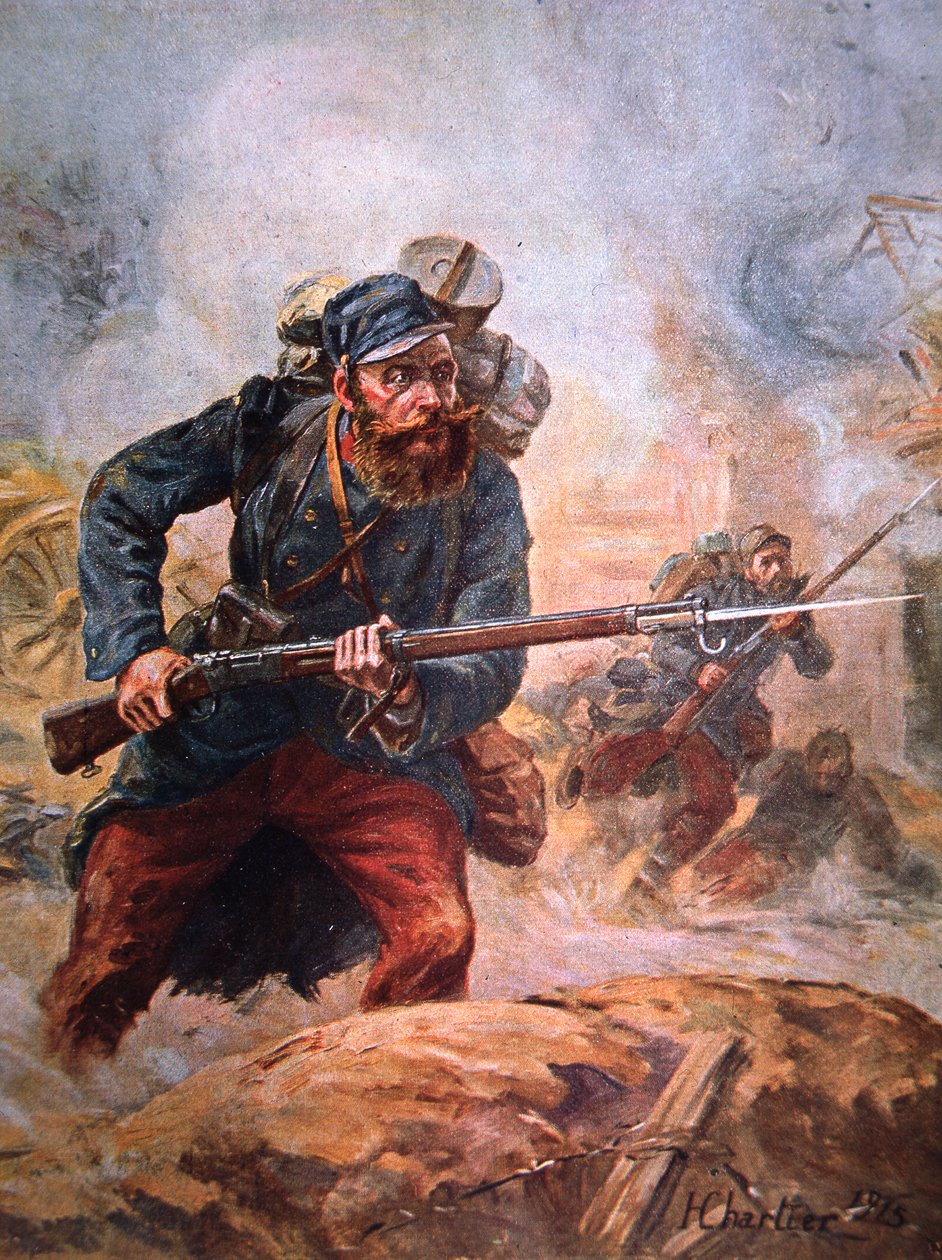 Os Gloriosos Soldados da Marne de Henri Georges Jacques Chartier