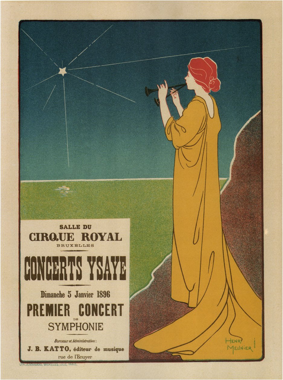 Concertos Ysaÿe, 1895 de Henri Georges Meunier