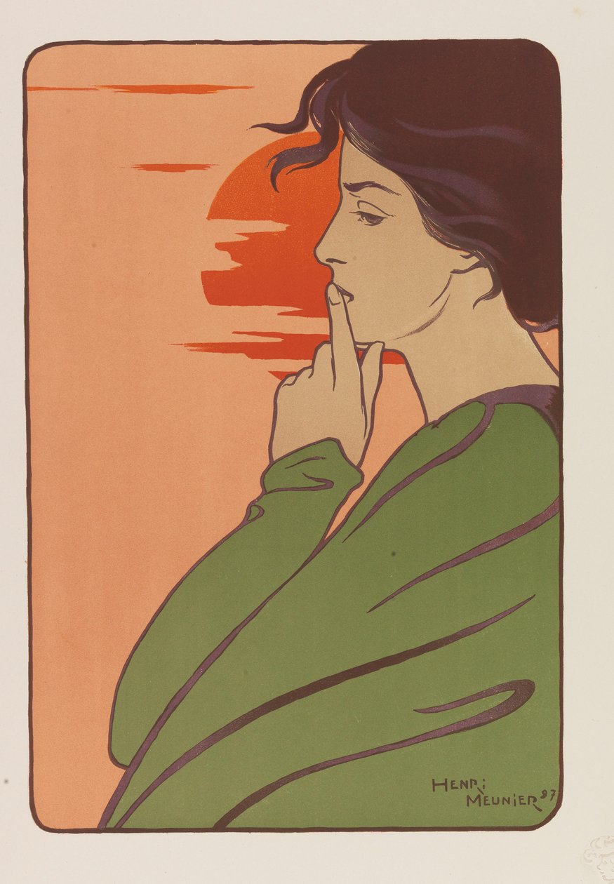 Hora do Silêncio Hora do Silêncio, 1897. de Henri Georges Meunier