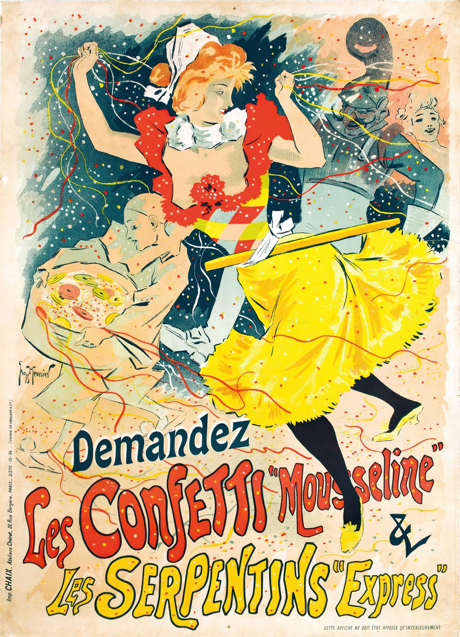 Les Confetti, 1894. de Henri Georges Meunier