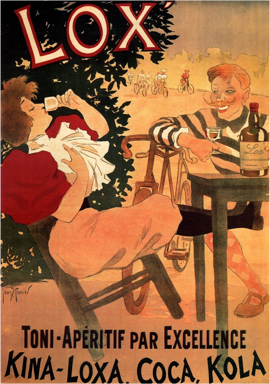 Lox Toni-Aperitivo por Excelência. Kina-Loxa, Coca-Cola, Cola, 1895 de Henri Georges Meunier