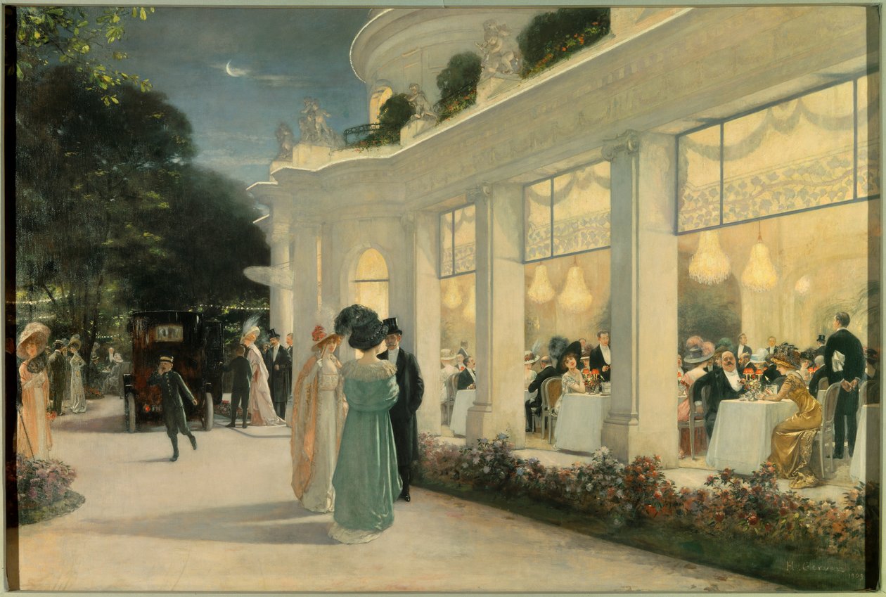 Jantar no Pré Catelan (Pré-Catelan) de Henri Gervex