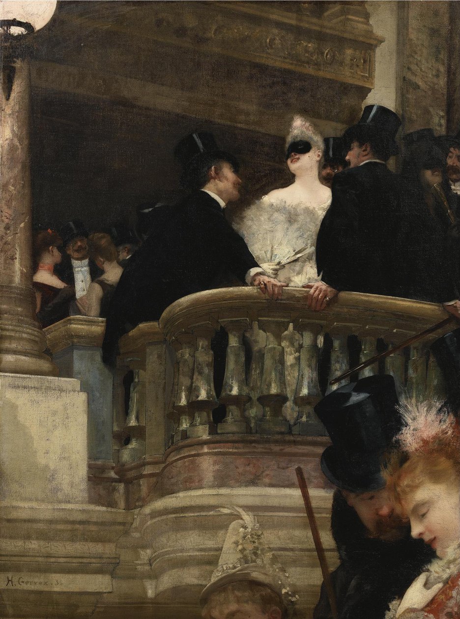 Baile de Máscaras na Ópera, 1886 de Henri Gervex