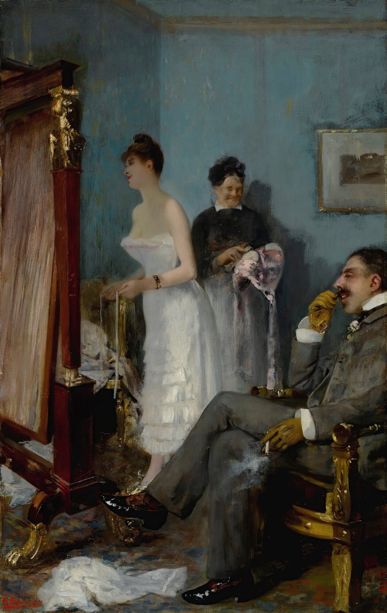 Nana, início da década de 1880. de Henri Gervex
