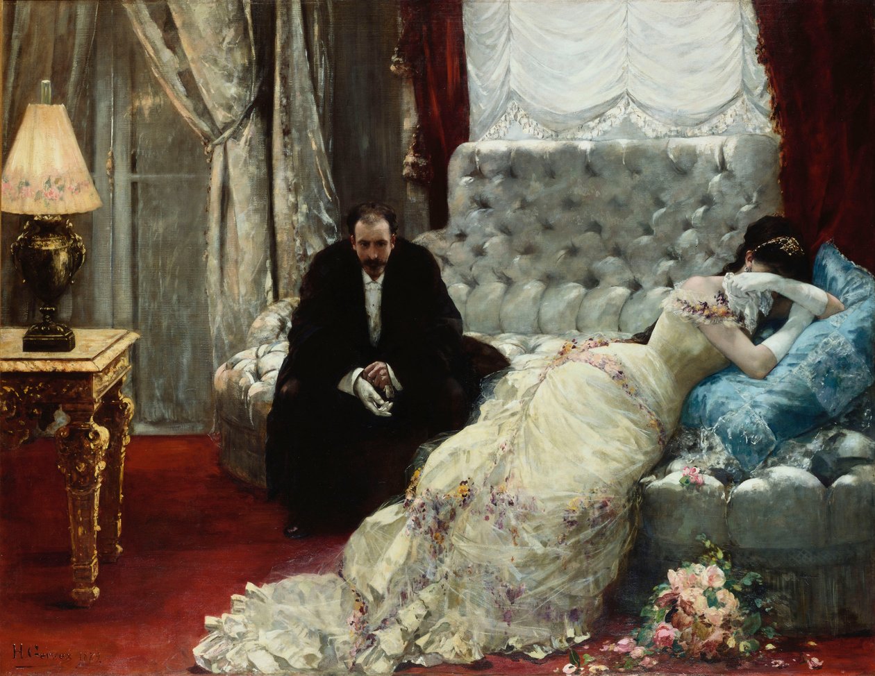 Retorno da bola, 1879 de Henri Gervex