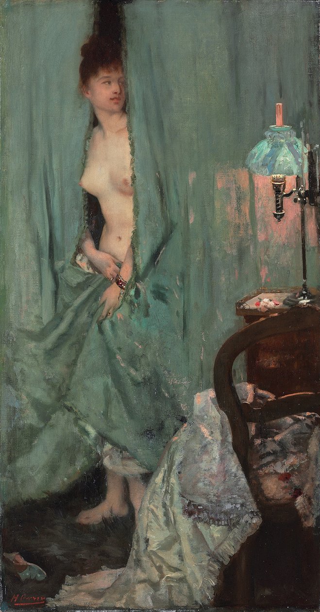 Visita inesperada; Visita inesperada, 1878 de Henri Gervex