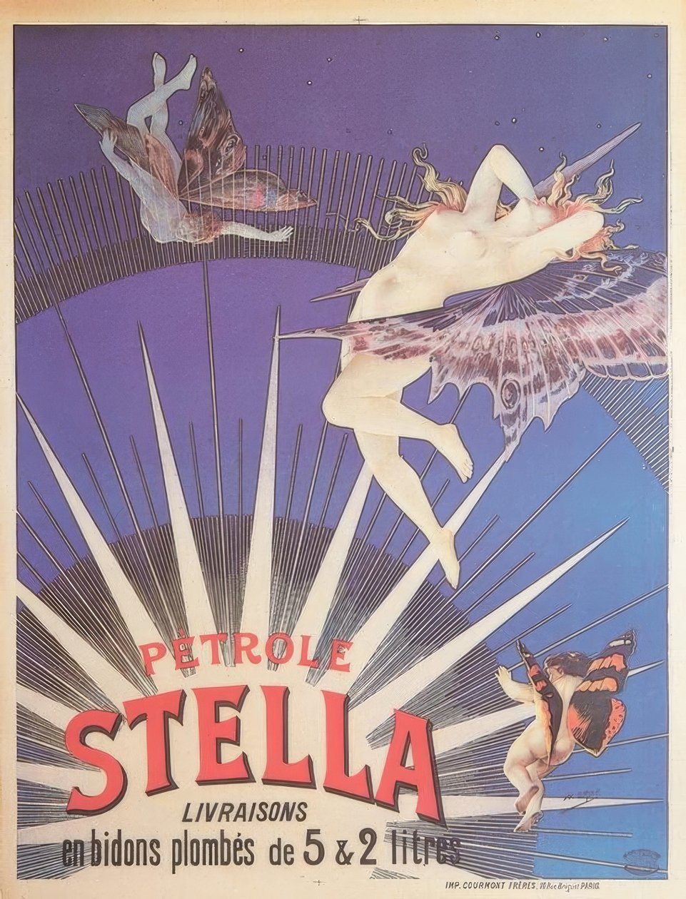 Stella Petroleum - Cartaz 1897 de Henri Gray
