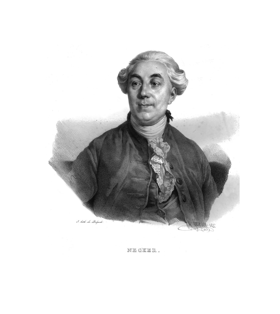 Necker, Jacques Necker, 1822 de Henri Grevedon