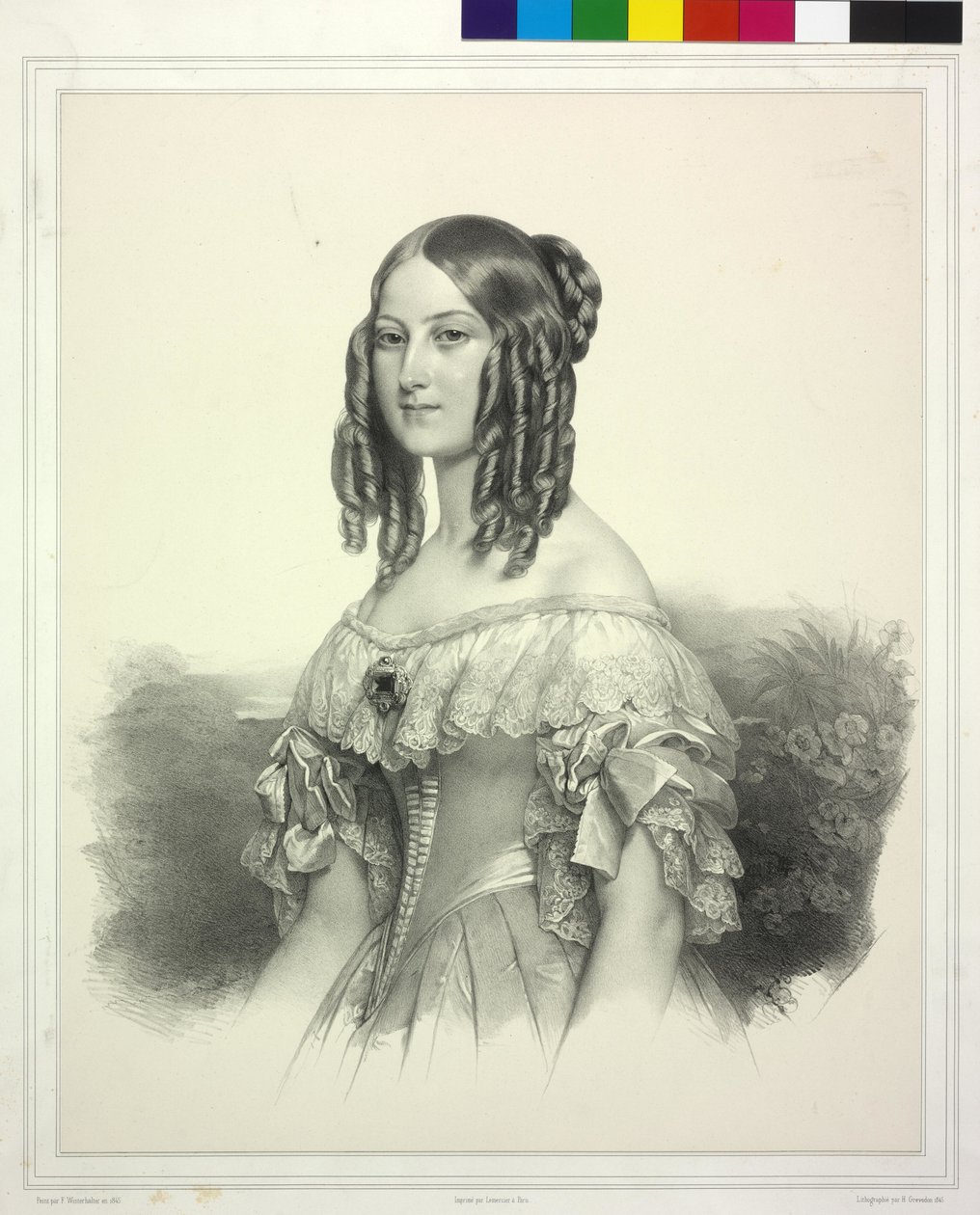 Princesa de Saxe-Coburgo-Gotha Victoria de Henri Grevedon