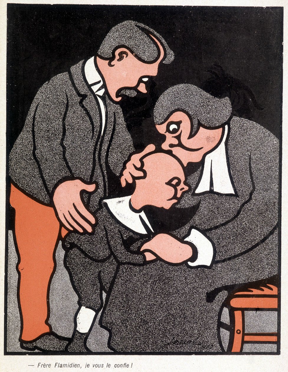 Frère Flamidien, je vous le confie - de Henri Gustave Jossot (1866-1951), em "L