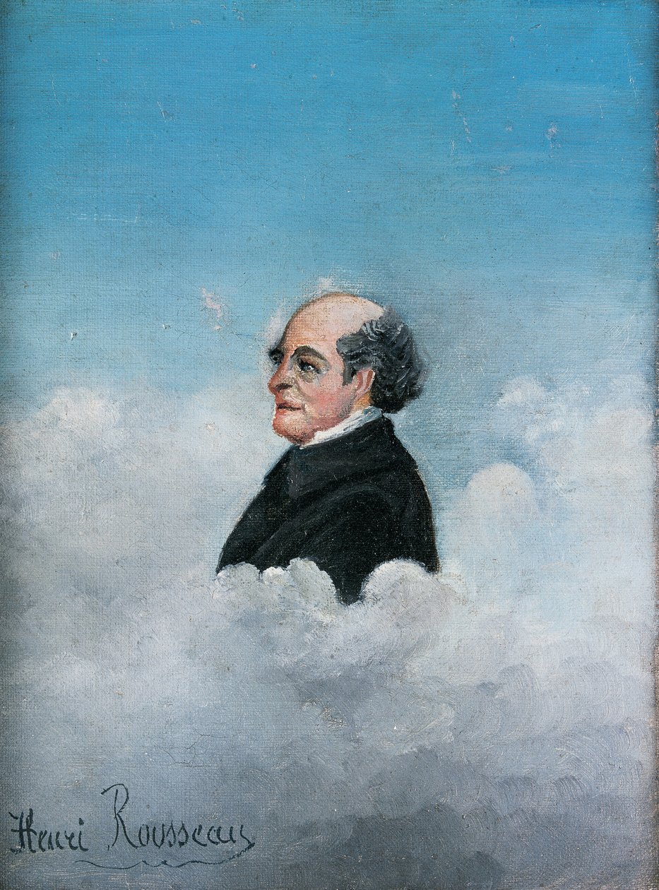 Retrato do Pai do Artista, c.1905 (óleo) de Henri J.F. Rousseau