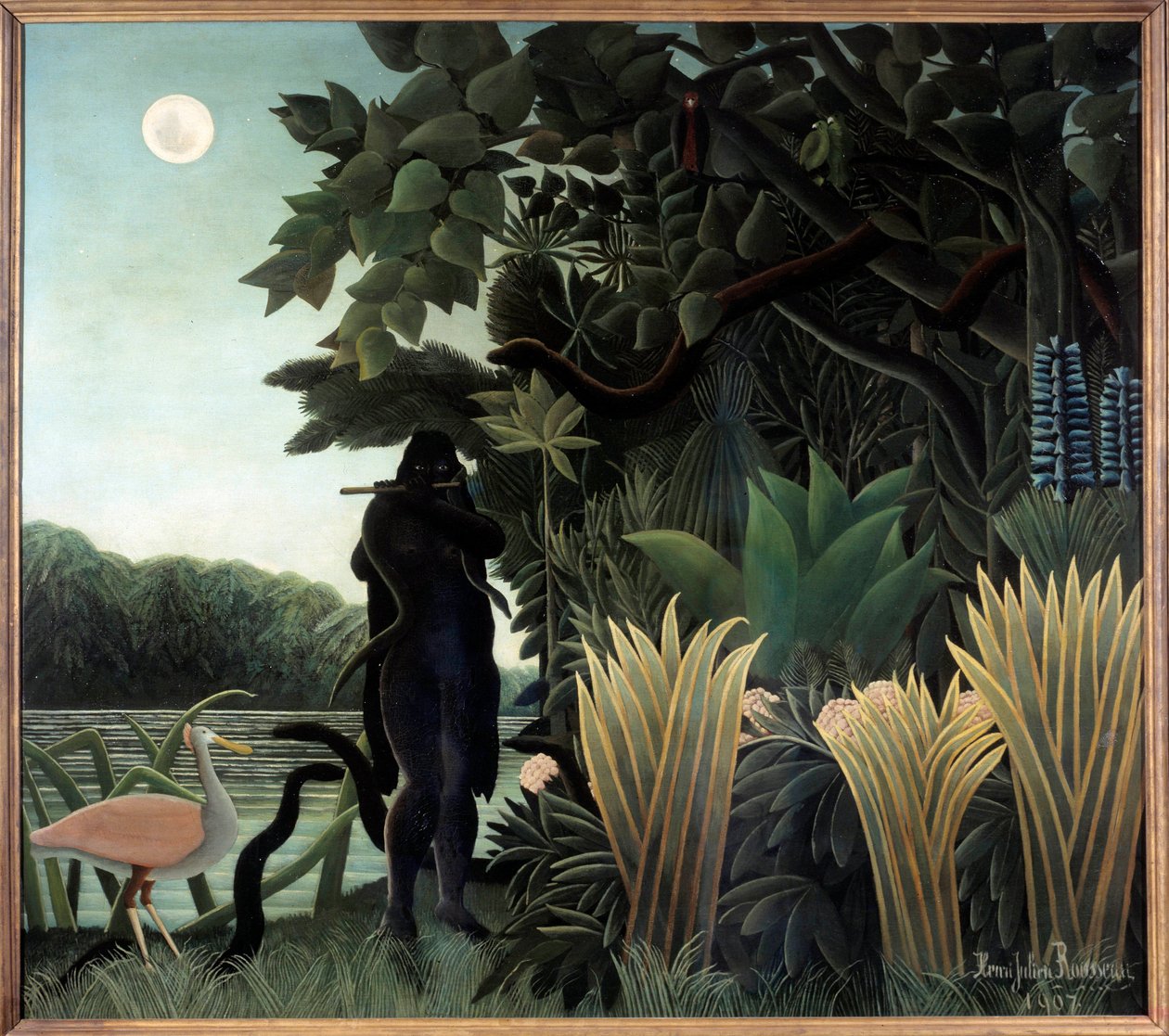 O encantador de serpentes de Henri J.F. (1844 1910) Rousseau