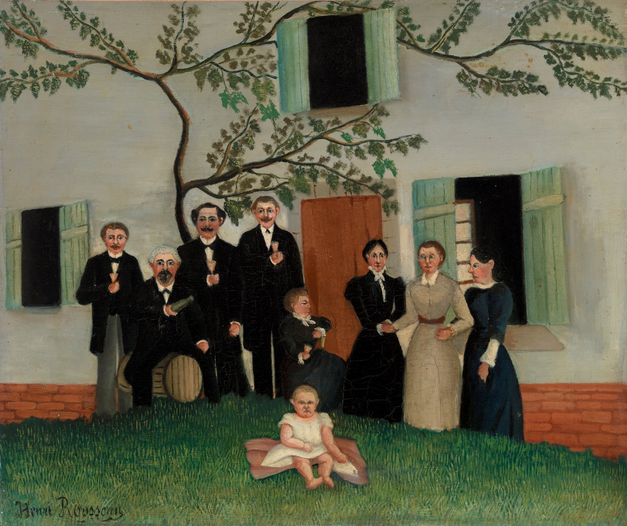 A família de Henri J.F. 1844 1910 Rousseau