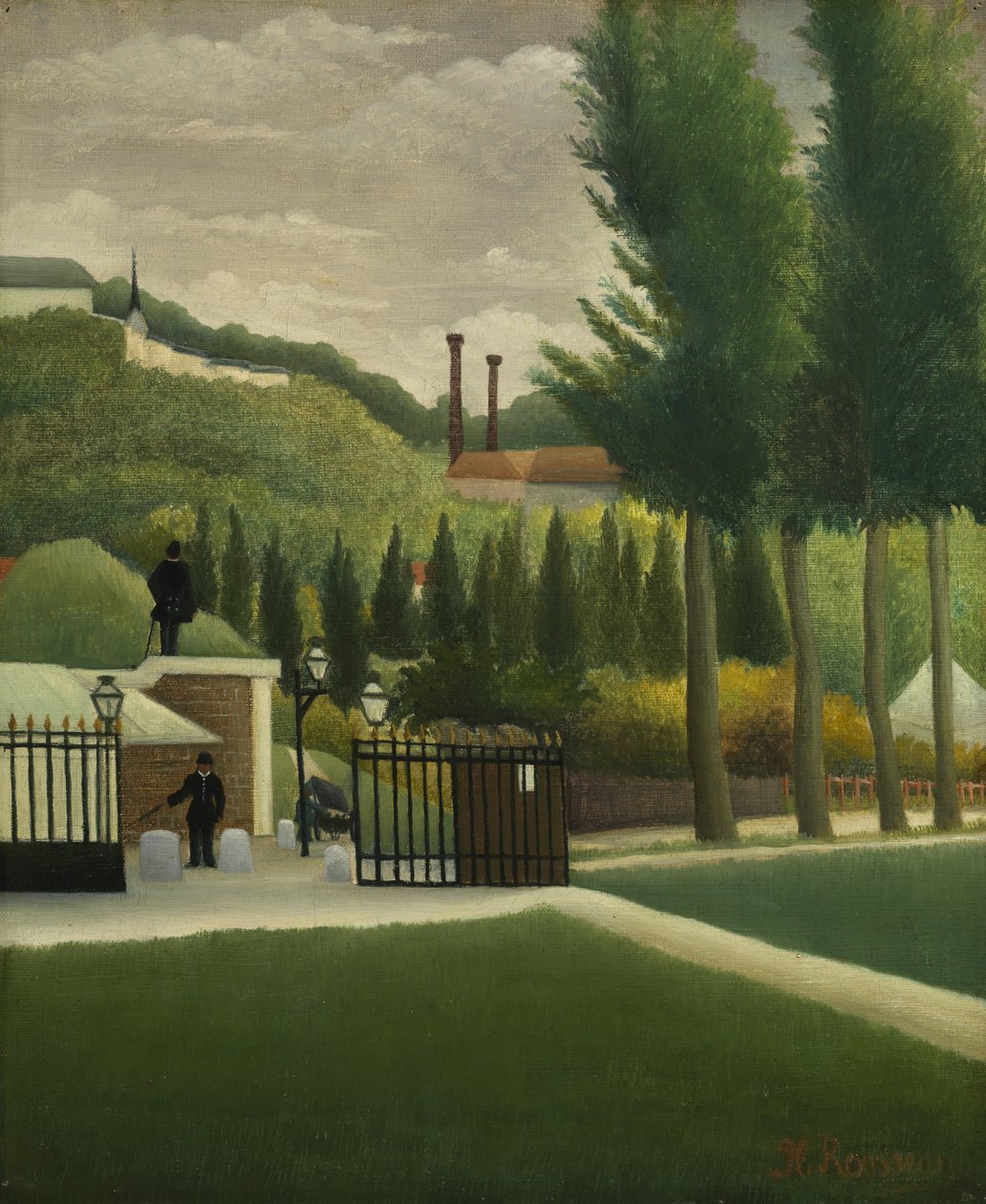 A casa de pedágio, c.1890 de Henri J.F. 1844 1910 Rousseau