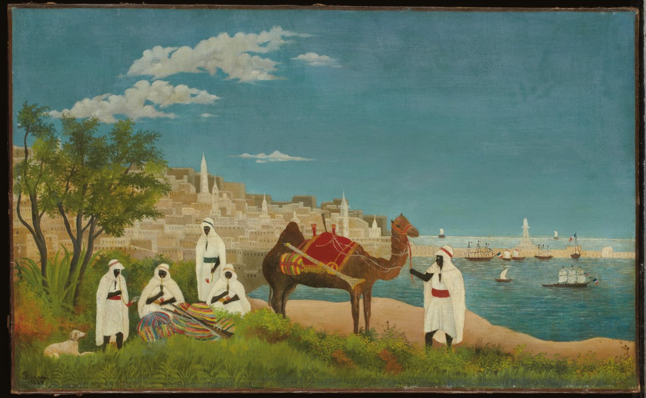 Paisagem, Argel, 1880 de Henri J.F. Rousseau