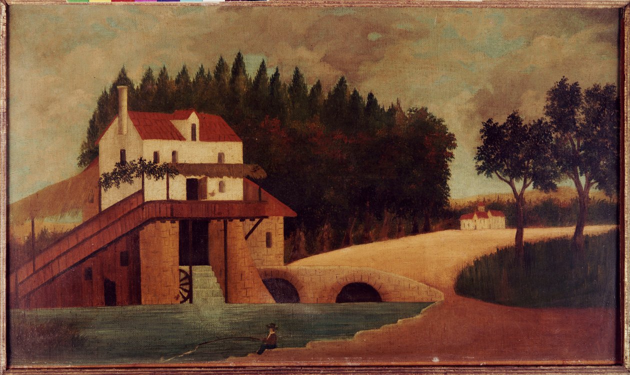 O moinho, c.1896 de Henri J.F. Rousseau