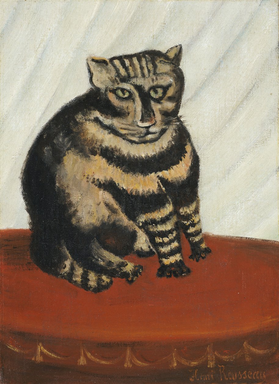 O gato malhado de Henri J.F. Rousseau