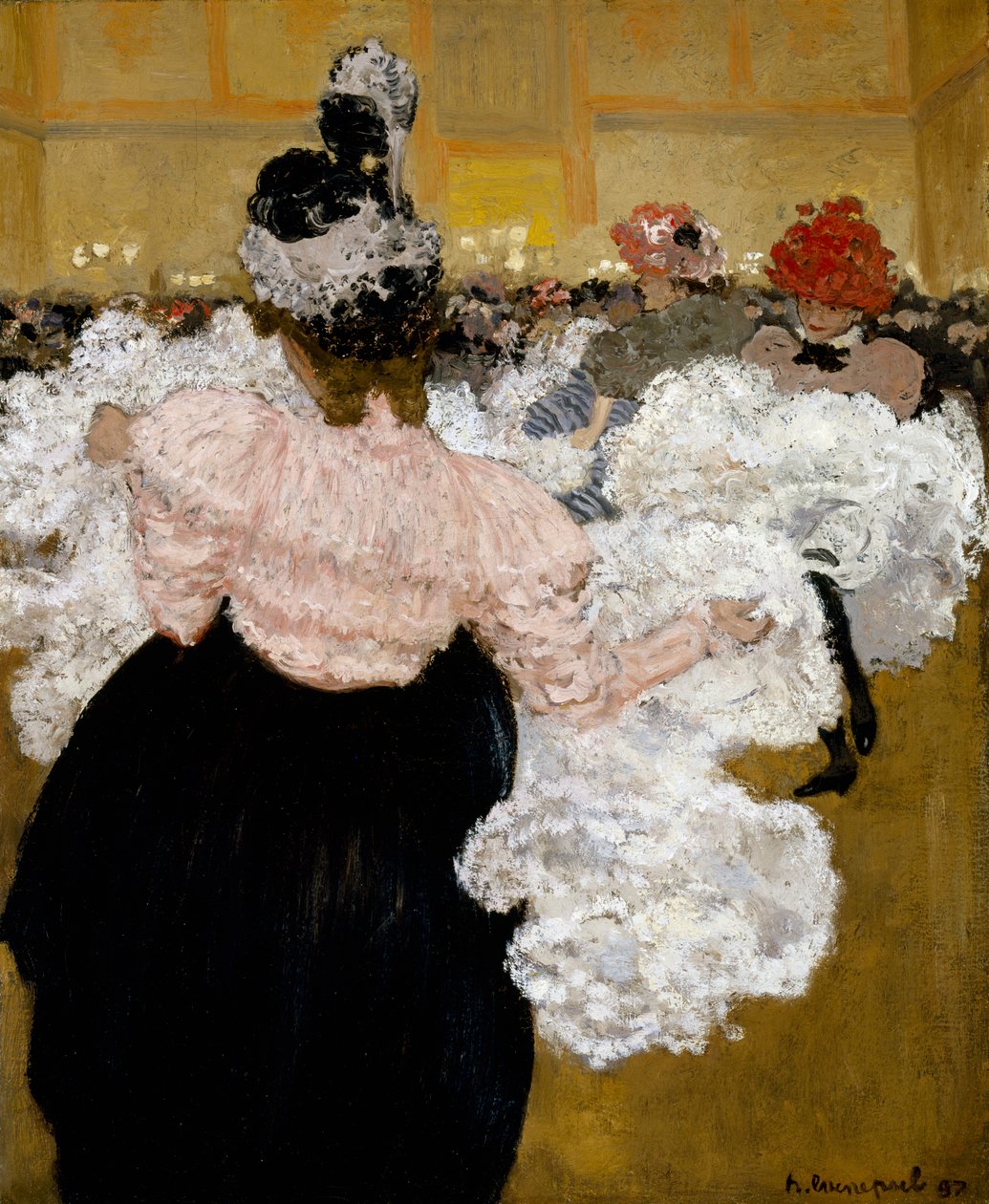 No Moulin Rouge, 1897 de Henri Jacques Edouard Evenepoel