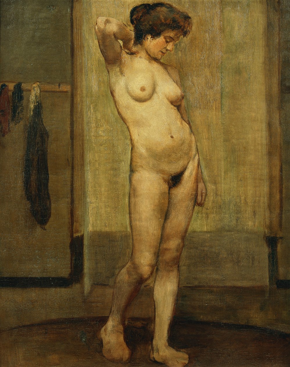 Nu em pé; Ficar de Pé, de Henri Jacques Edouard Evenepoel