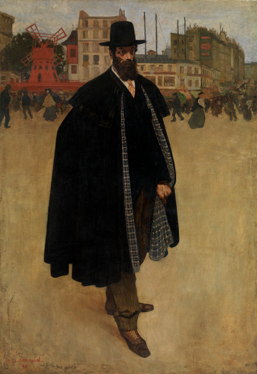 O espanhol em Paris (Retrato do artista Francisco Iturrino) de Henri Jacques Edouard Evenepoel