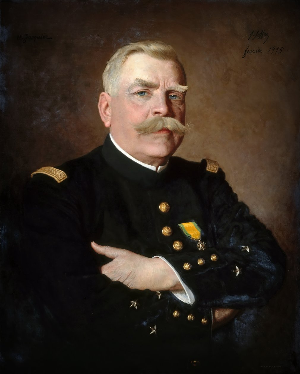 Retrato de Joseph Joffre 1852-1931, marechal da França de Henri Jacquier