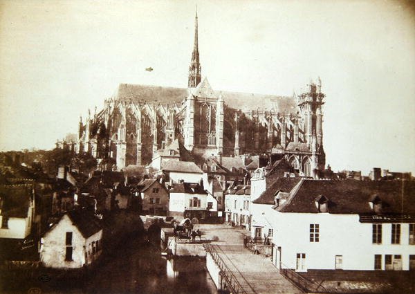 Catedral de Amiens, c.1851-52 (calótipo) de Henri Jean Louis Le Secq