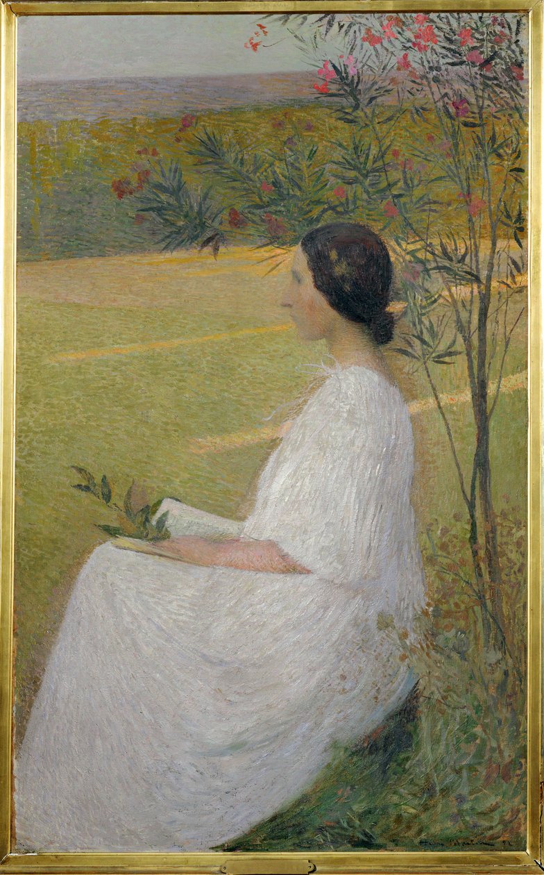 A Musa (pintura sobre tela) de Henri Jean Guillaume Martin