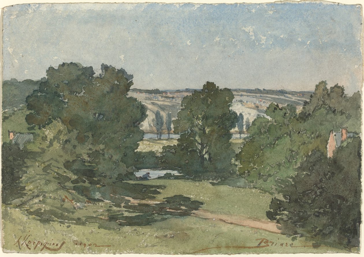Briare de Henri Joseph Harpignies
