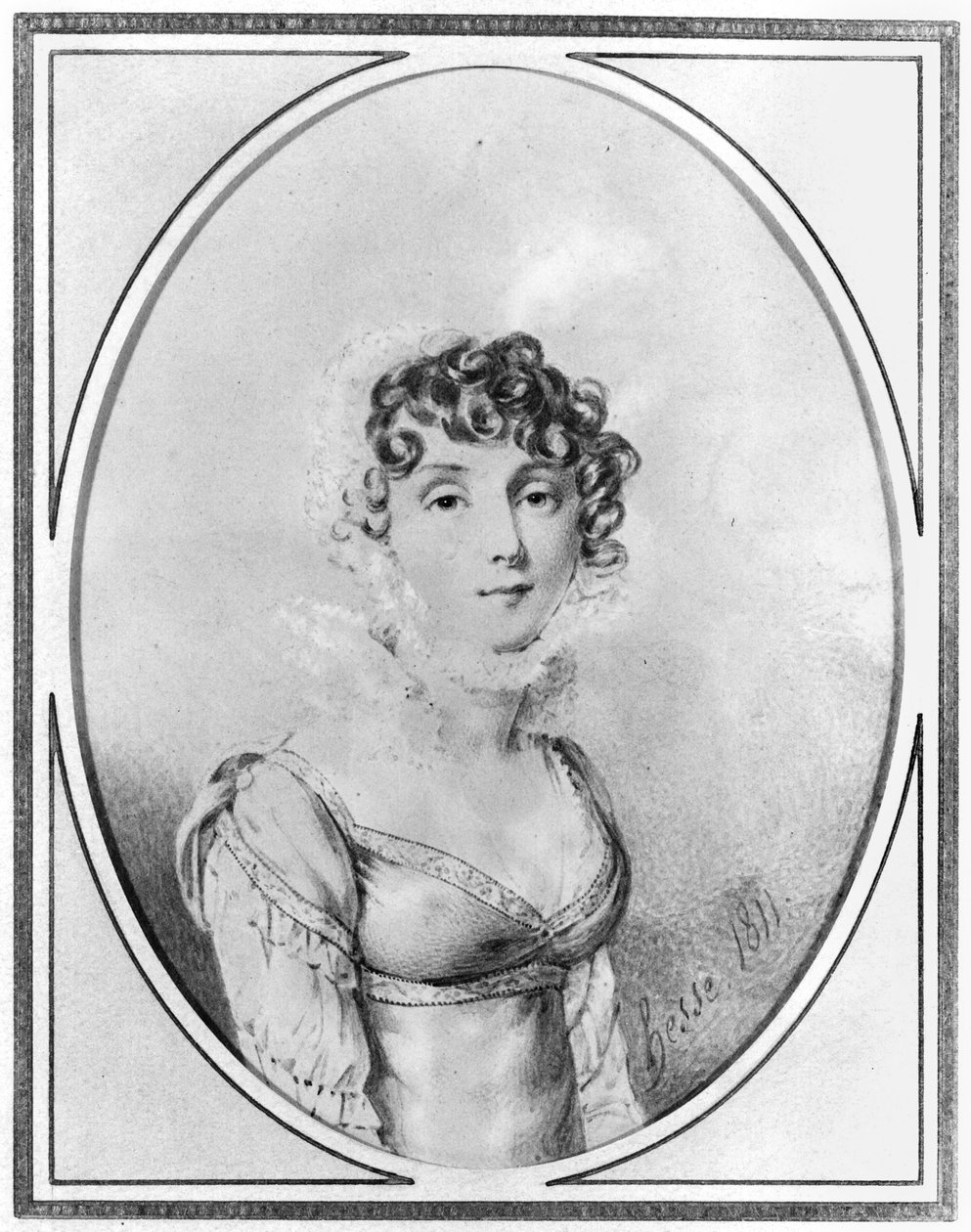 Retrato de Caroline Bonaparte (1782-1839) 1811 de Henri Joseph Hesse